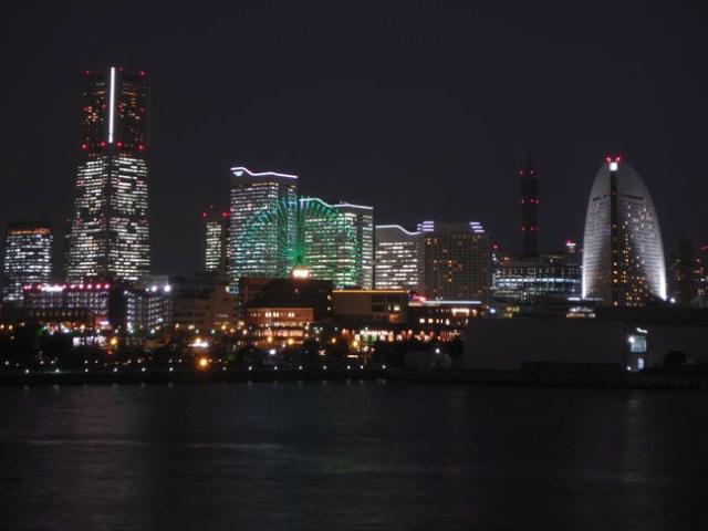 Yokohama at night