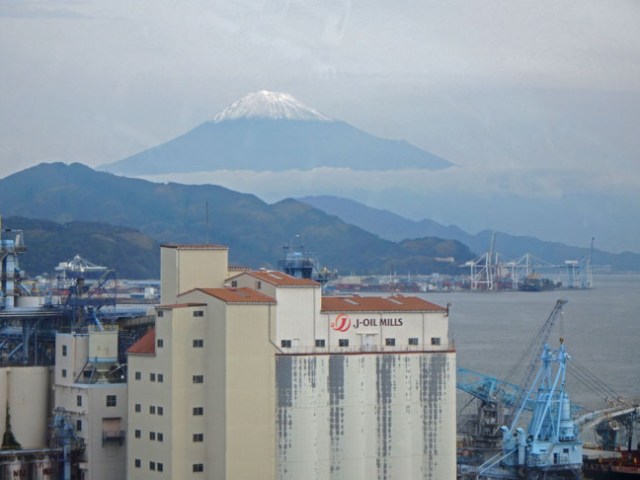 Mt Fuji in Shimizu, Japan