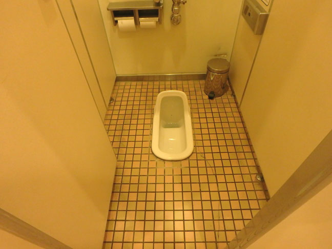 squat toilet in Japan