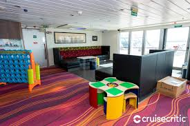 kids play area on Cunard cruise