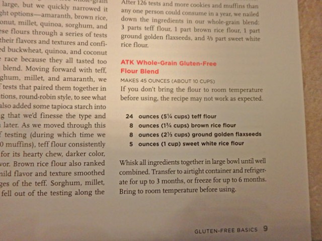 whole grain gluten free flour blend