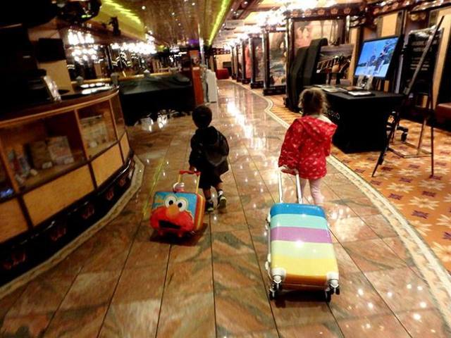 kids on a cruise ship