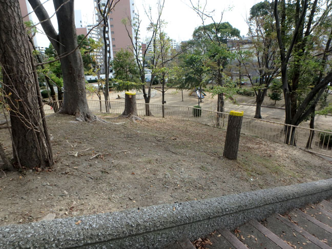 park at the pier in Osaka