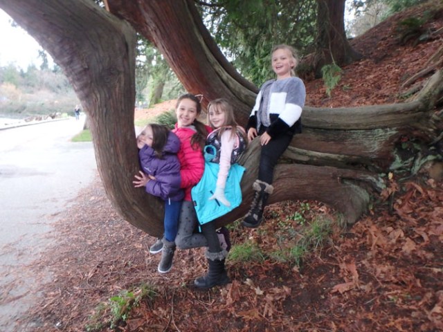 kids at Stanley Park