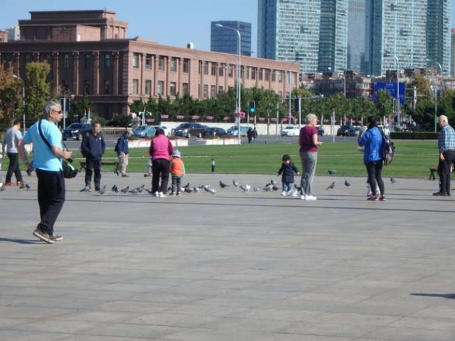 People's Square in Dalian, China