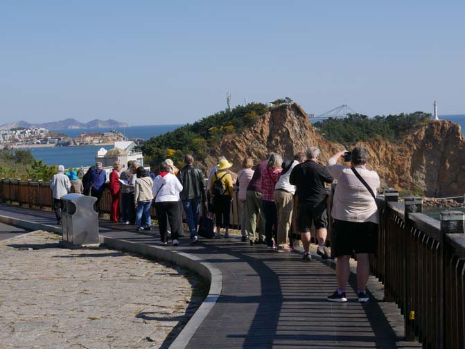 shore excursion in Dalian, China