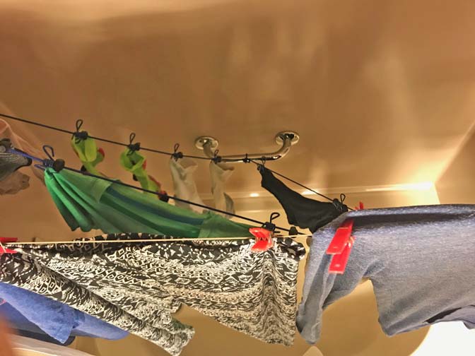 doing laundry on a cruise ship