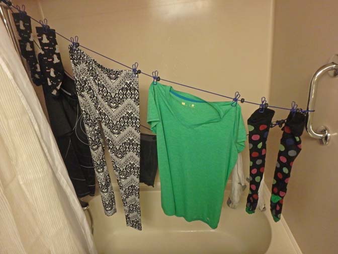 doing laundry on a cruise