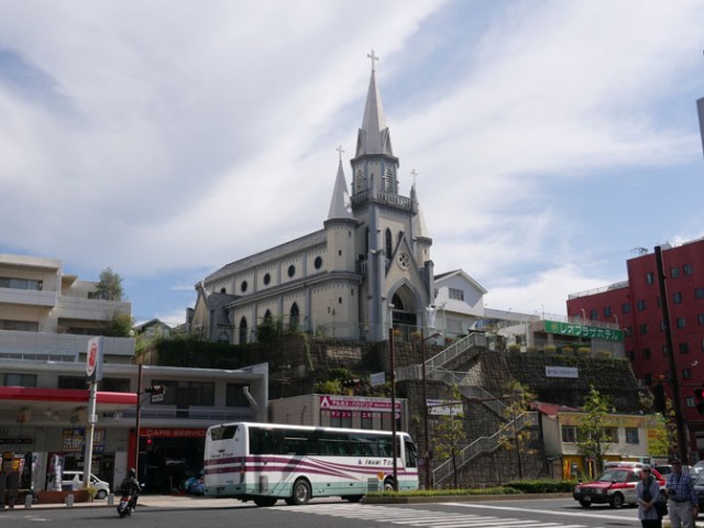 Miuramachi church in Sasebo, Japan