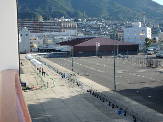 cruise port in Sasebo, Japan